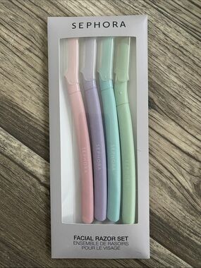 Sephora Pastel Facial Razor Set - Pink, Lavender, Mint, Pale Green